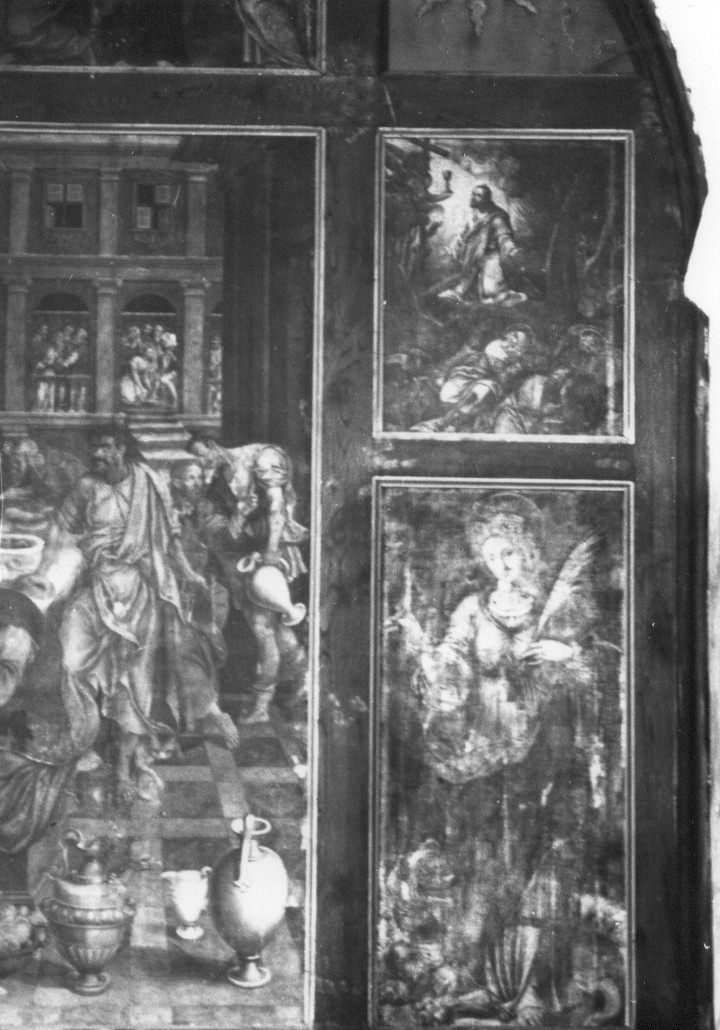Santa Margherita/ Gesù al Getsemani, Santa Margherita d'Antiochia (dipinto, elemento d'insieme) di Cecchini Tobia (attribuito) (sec. XVI)