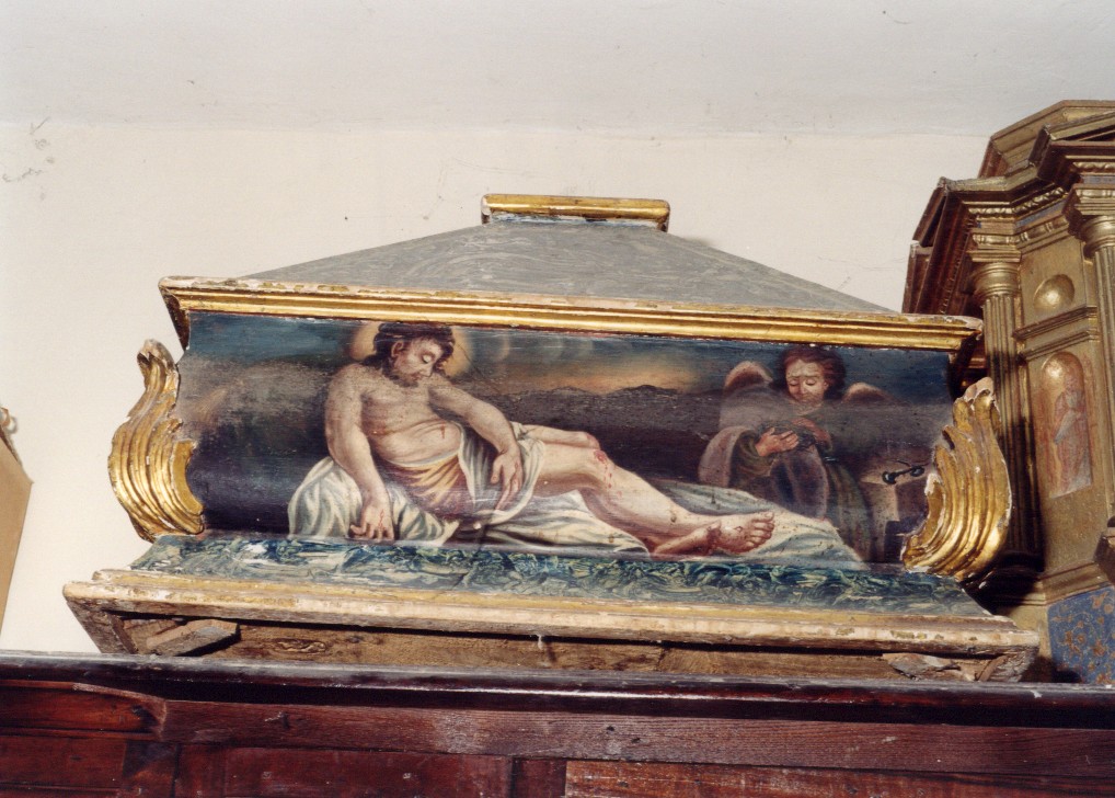 urna - a sarcofago, opera isolata - bottega abruzzese (sec. XVIII)