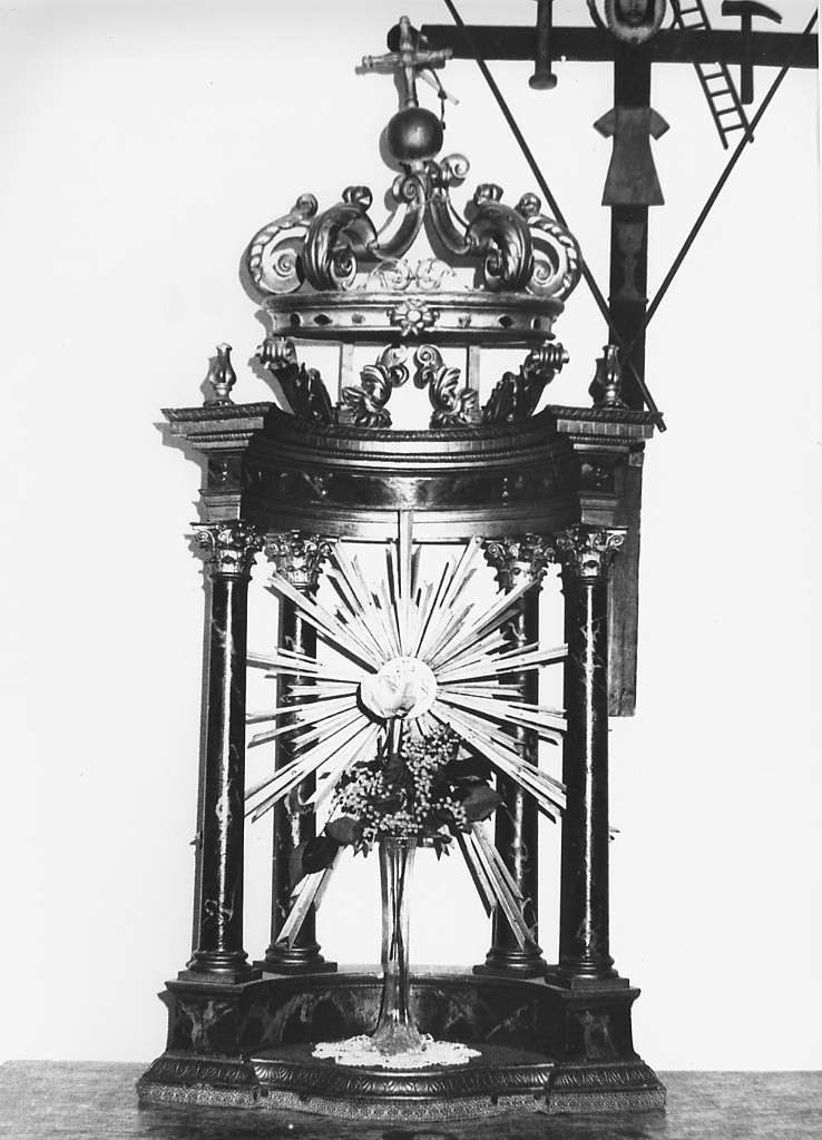 tabernacolo - a tempietto - ambito abruzzese (sec. XIX)