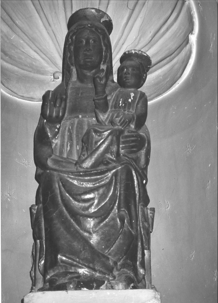 Madonna con Bambino in trono (statua) - ambito abruzzese (sec. XVI)