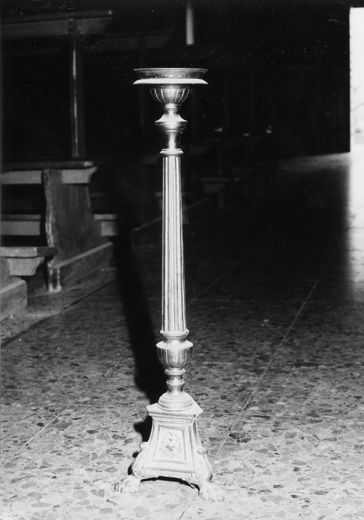Sacro Cuore di Gesu' (candeliere, serie) - produzione abruzzese (prima metà sec. XIX)