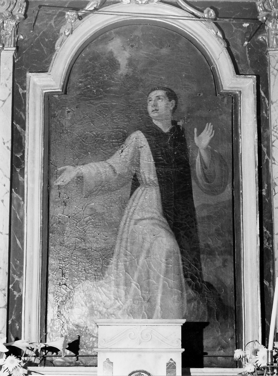 Beato Roberto da Salle orante (dipinto, opera isolata) - ambito Italia centrale (sec. XIX)