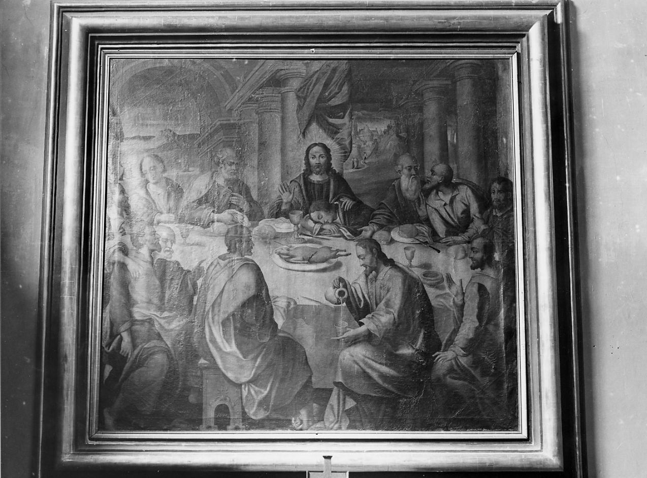 ultima cena (dipinto, opera isolata) - ambito abruzzese (sec. XIX)