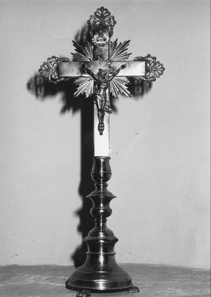 Cristo (croce d'altare) - ambito Italia centrale (inizio sec. XX)