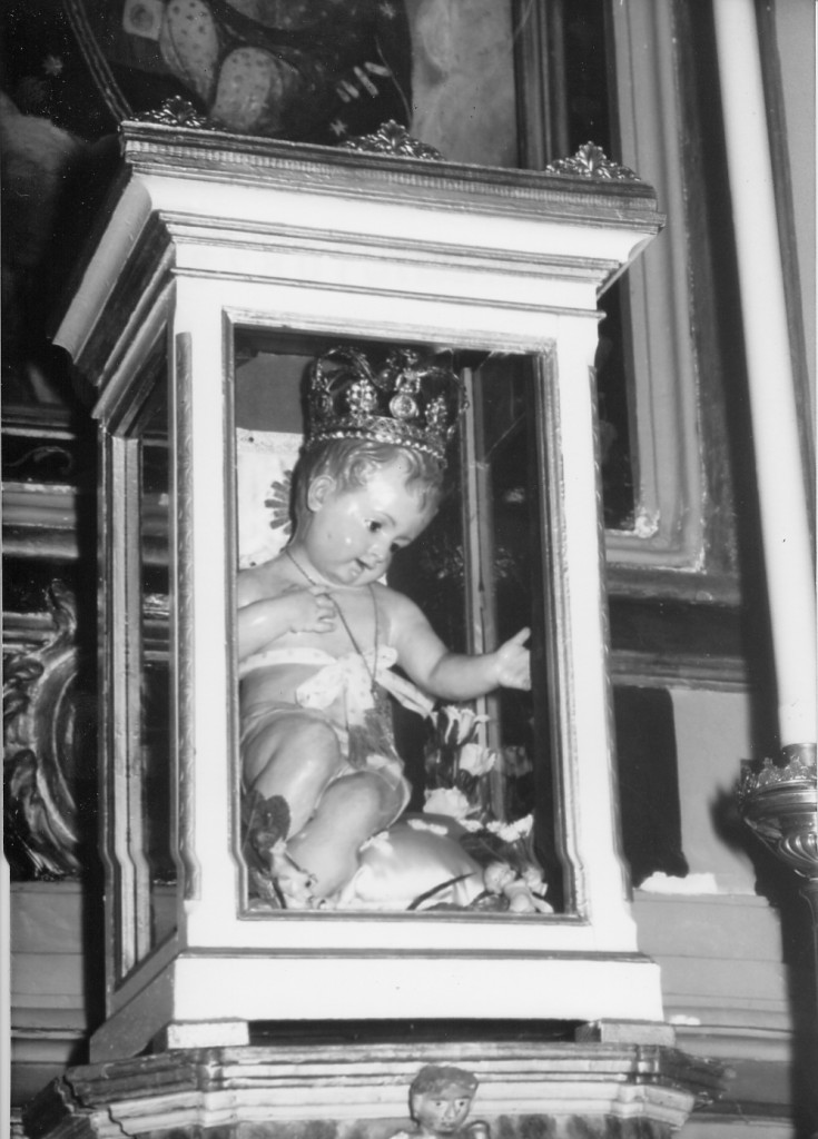 Gesu' Bambino (statuetta devozionale) - ambito Italia centrale (fine sec. XIX)