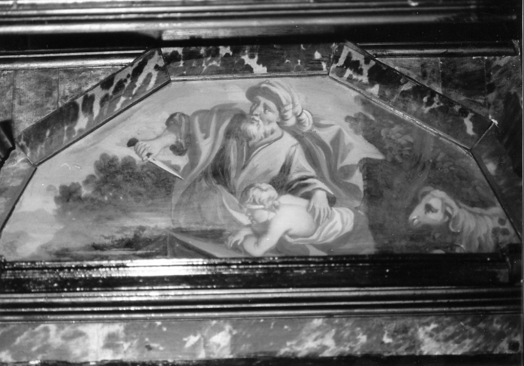 Sacrificio di Isacco (decorazione pittorica) - ambito napoletano (seconda metà sec. XVII)