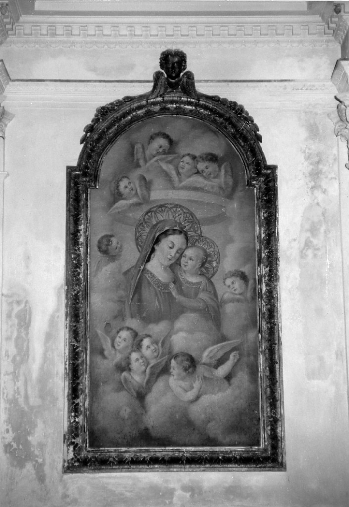 Madonna con Bambino (pala d'altare) - ambito Italia centrale (sec. XIX)