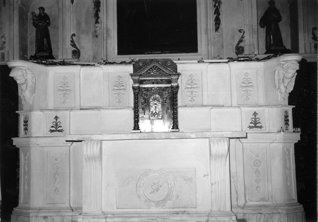 altare maggiore - ambito Italia centrale (sec. XIX)