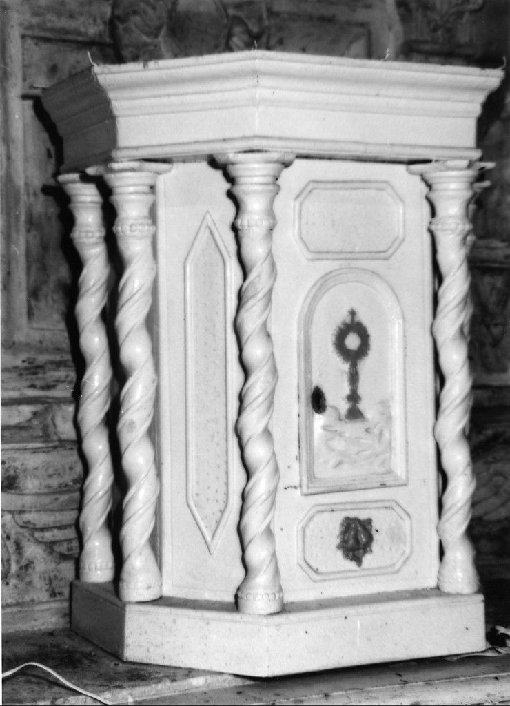 tabernacolo - ambito abruzzese (seconda metà sec. XVII)