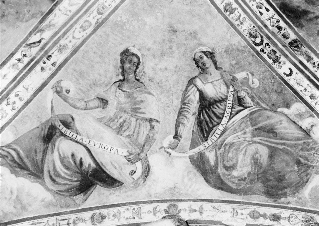 sibilla Europa e sibilla Agrippa (dipinto) - ambito abruzzese (sec. XVII)