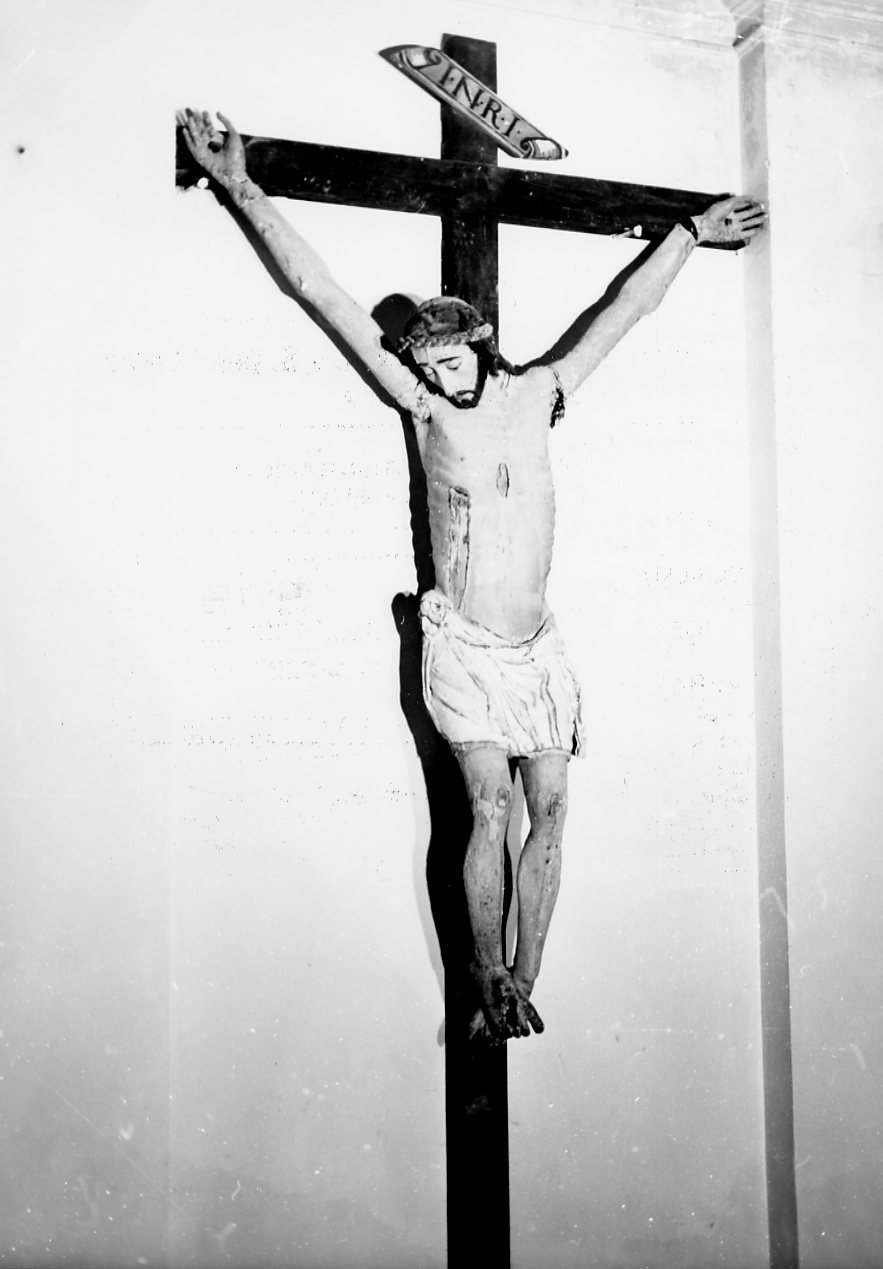 Cristo crocifisso (scultura, opera isolata) - bottega abruzzese (sec. XIX)