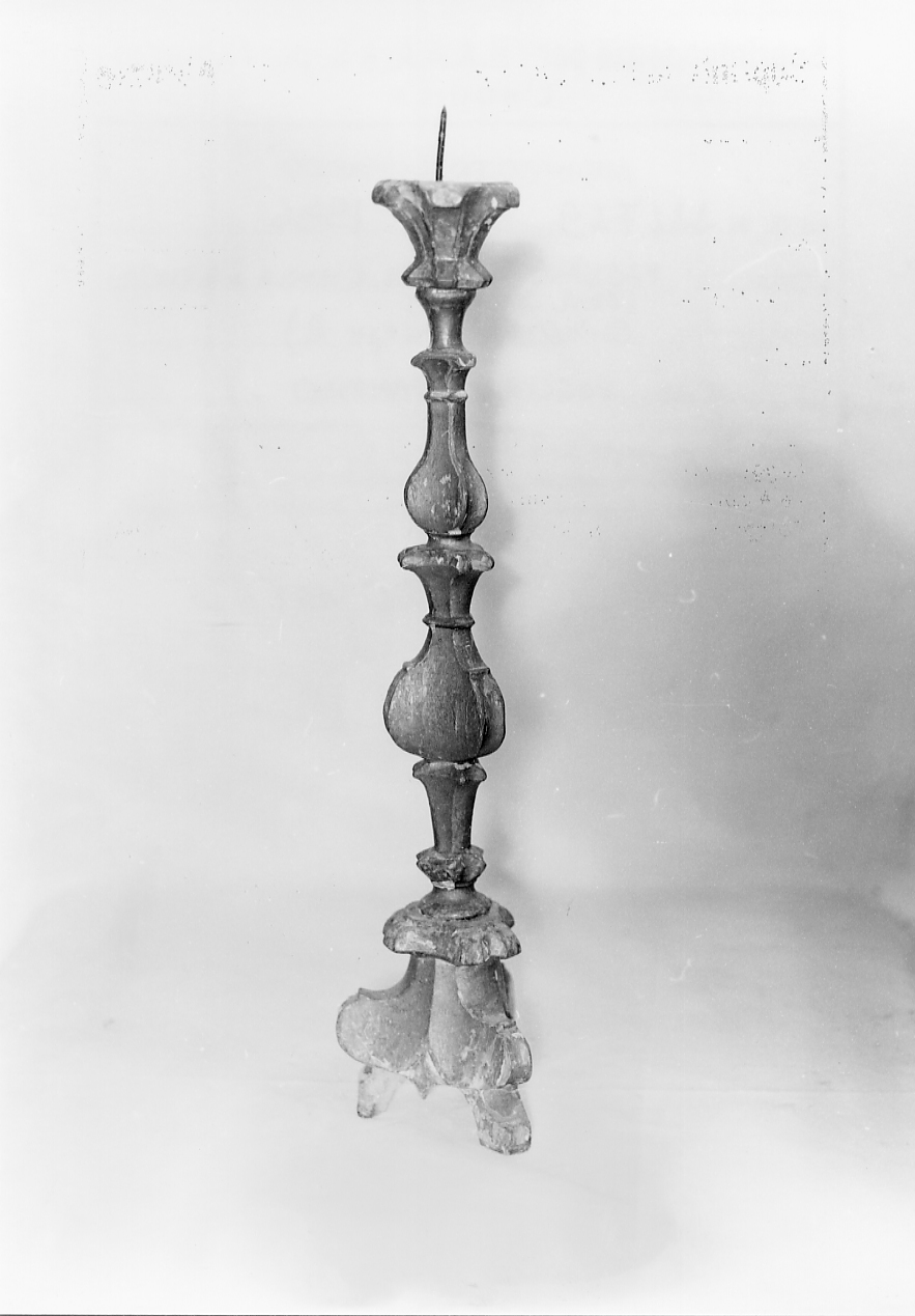 candeliere, serie - bottega abruzzese (sec. XVIII)