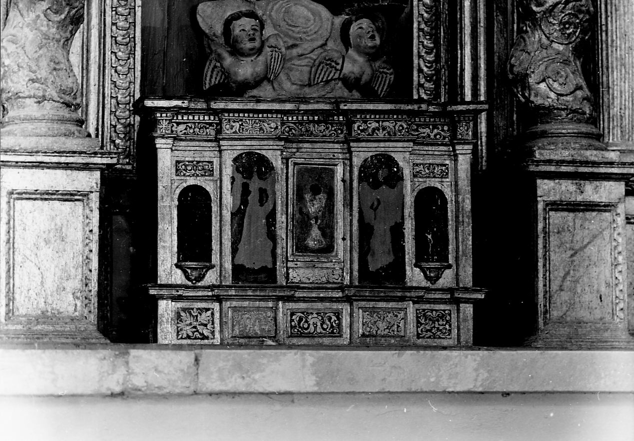 tabernacolo, opera isolata - bottega abruzzese (sec. XVIII)