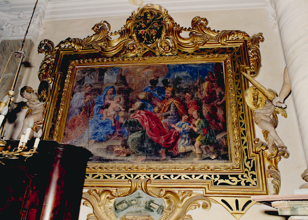 adorazione dei Re Magi (dipinto) di Petrucci Pietro Paolo (sec. XVIII)