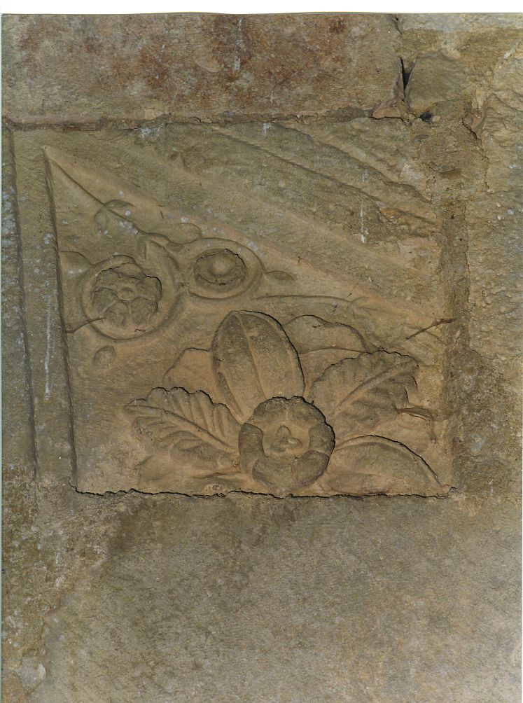 motivo decorativo floreale (rilievo) - ambito Italia centrale (sec. I)