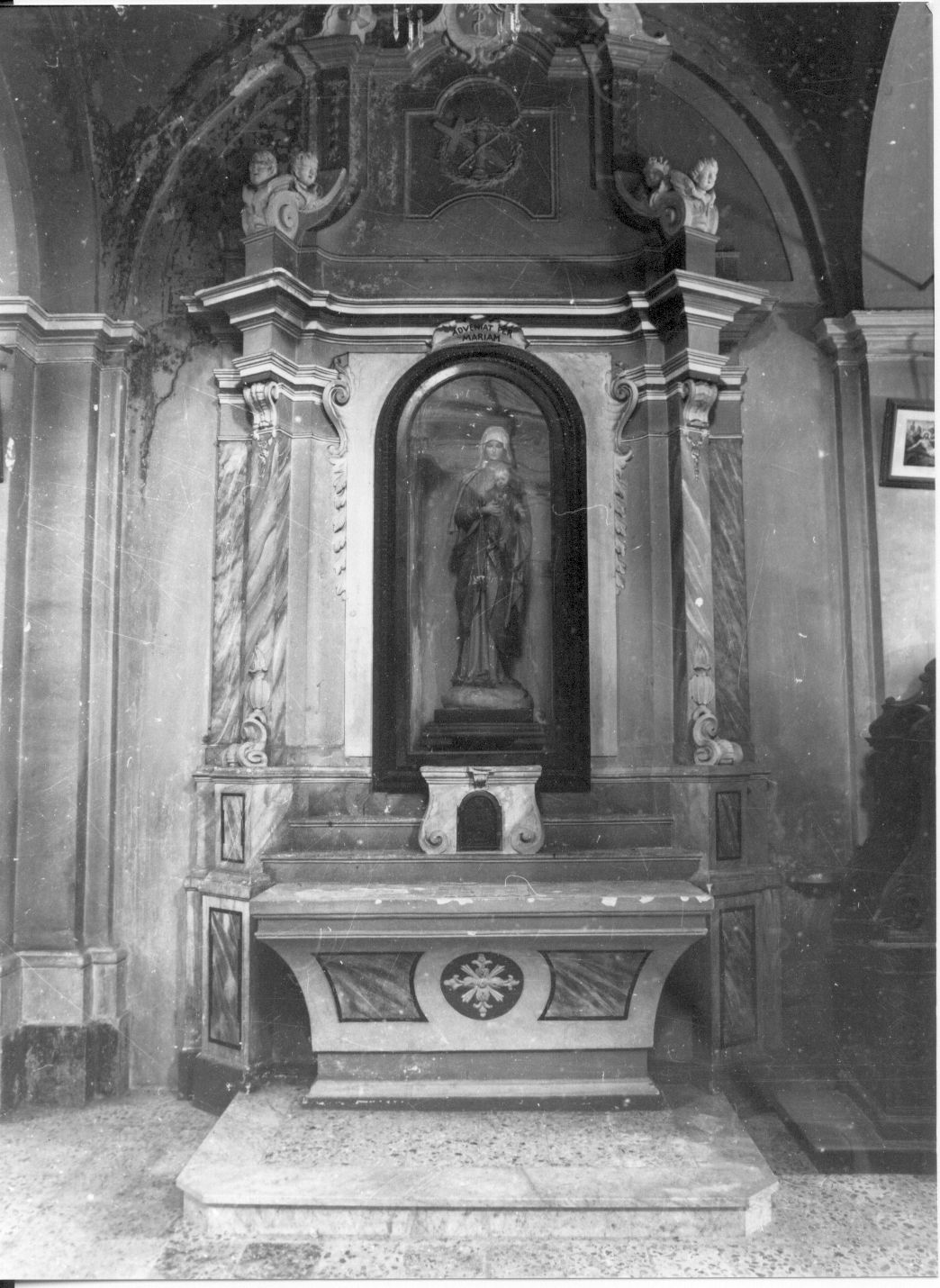 Immacolata Concezione (altare) - ambito Italia centrale (sec. XVIII)