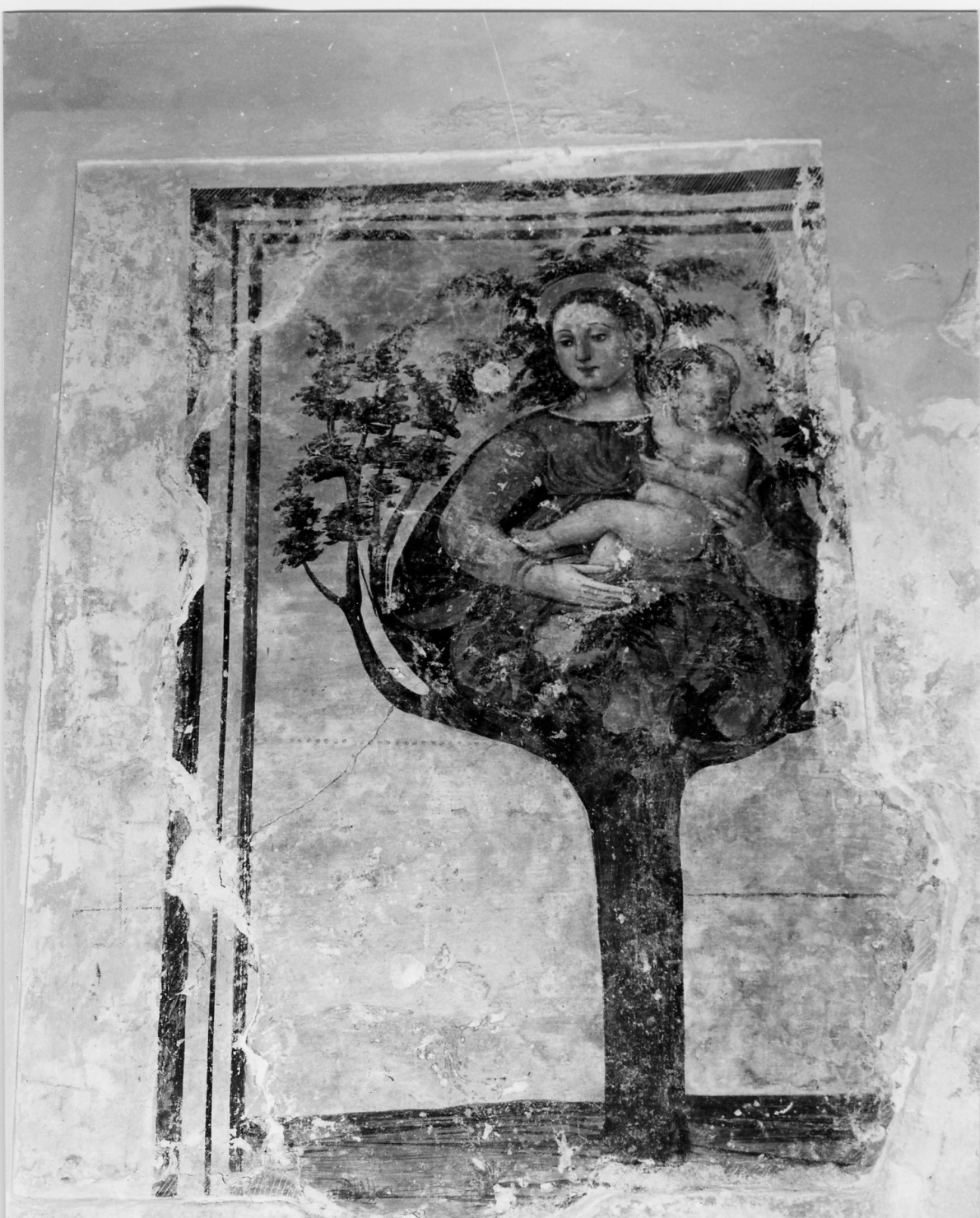 Madonna con Bambino (dipinto) - ambito Italia centrale (sec. XVI)