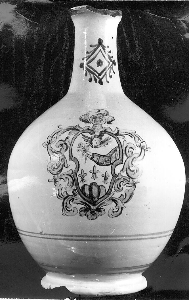 stemma (bottiglia) - manifattura Italia centrale (fine sec. XVII)