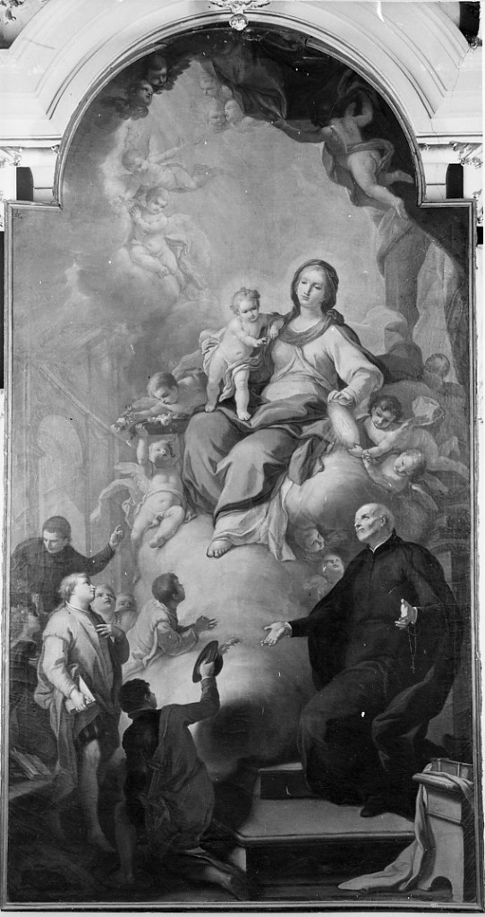 San Giuseppe Calasanzio (dipinto, opera isolata) di Diano Giacinto detto Pozzolano (attribuito) (seconda metà sec. XVIII)