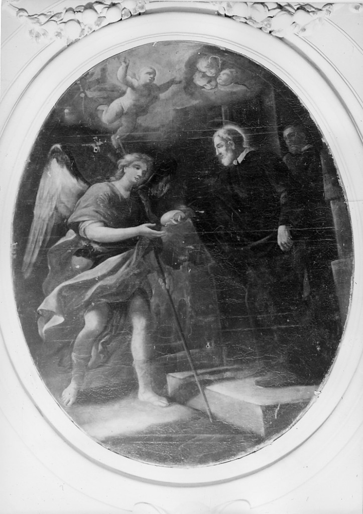 San Filippo Neri (dipinto) di Malinconico Oronzo (attribuito) (secc. XVII/ XVIII)