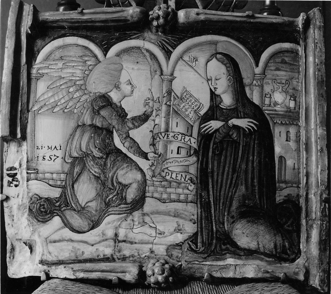 Annunciazione (dipinto, insieme) - ambito abruzzese (sec. XVI)