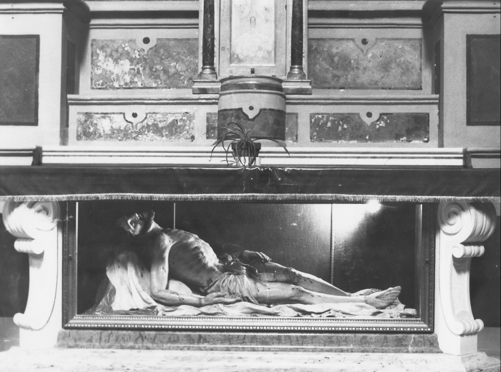 Cristo morto (statua) - ambito napoletano (sec. XIX)