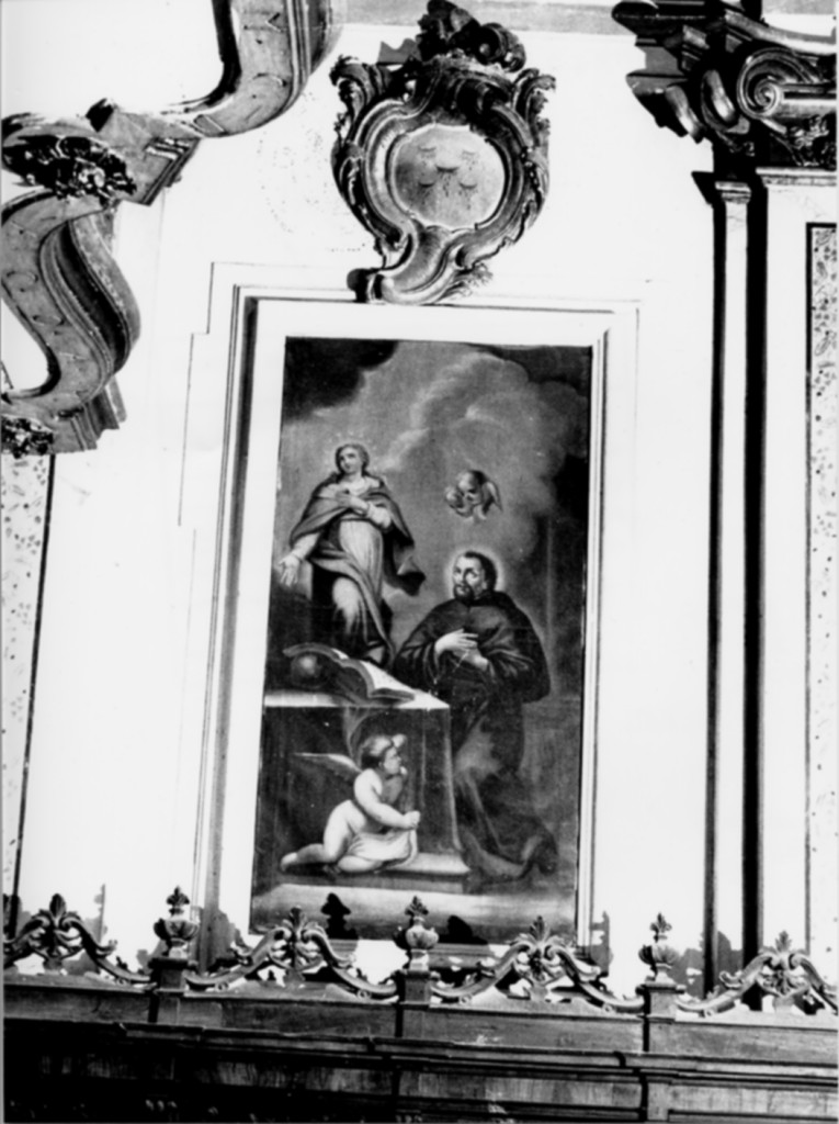 Duns Scoto e l'Immacolata Concezione (dipinto) - ambito abruzzese (fine/inizio secc. XVII/ XVIII)