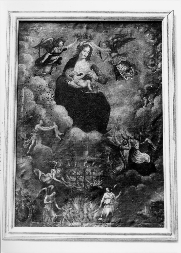 Madonna con Bambino (dipinto, opera isolata) - ambito abruzzese (sec. XVII)