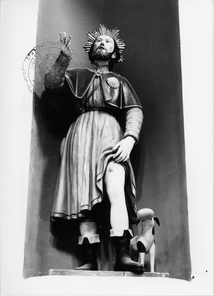 San Rocco (scultura) - ambito Italia centrale (sec. XIX)