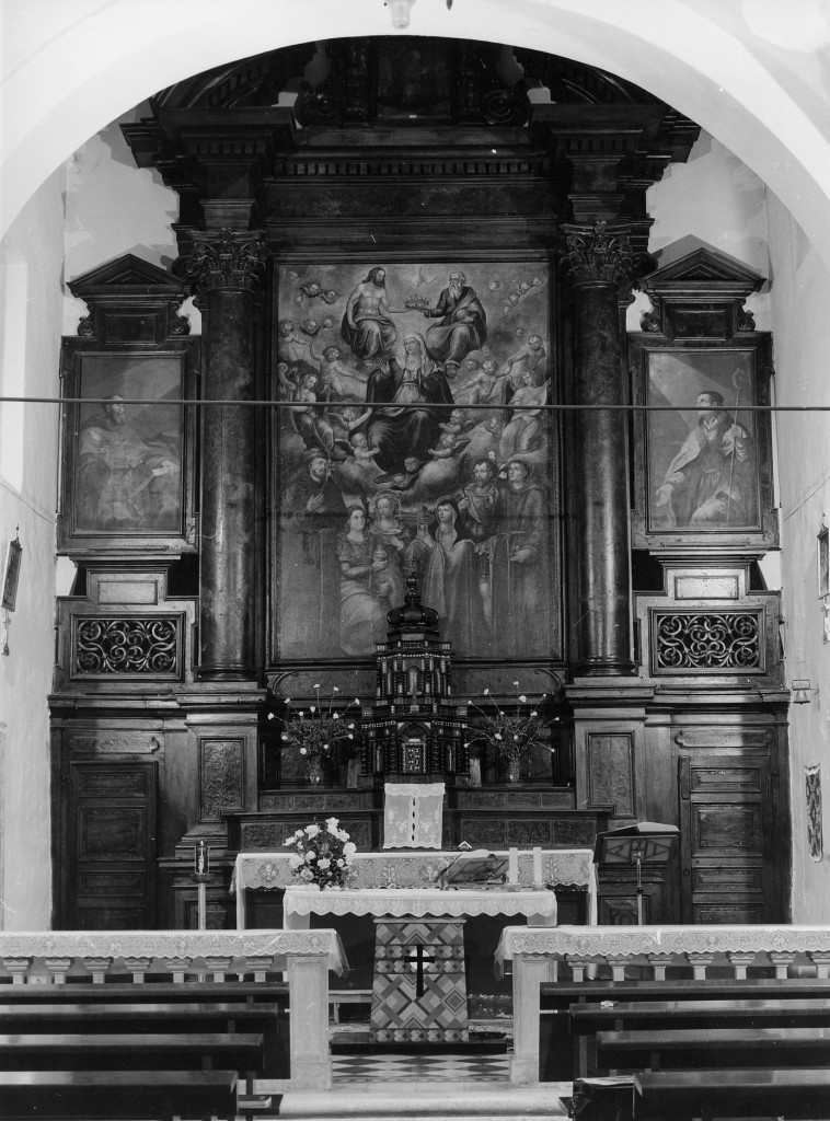 altare maggiore - ambito abruzzese (sec. XVIII)