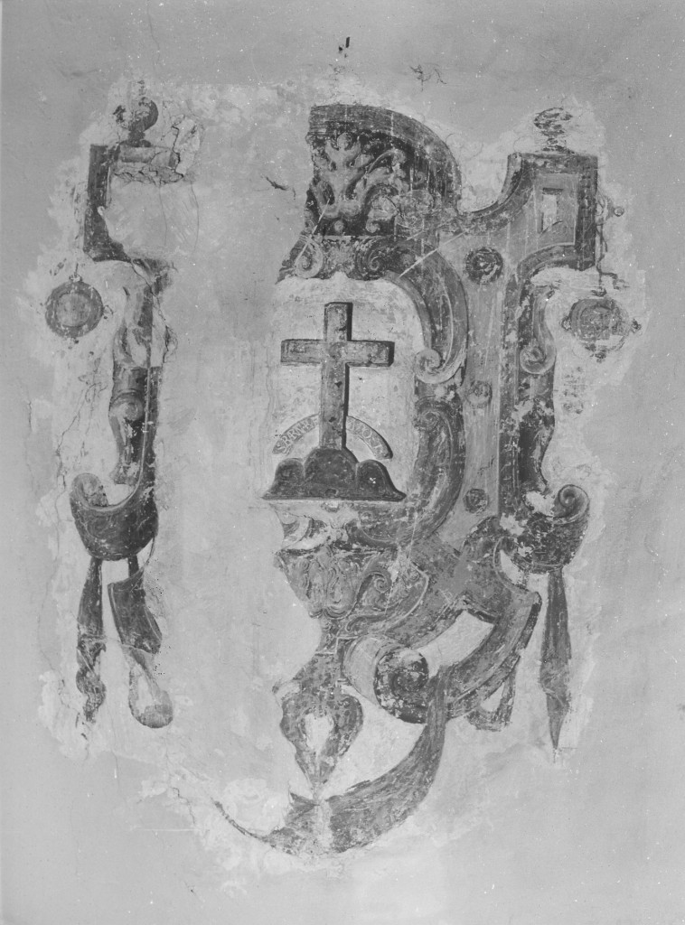 croce (dipinto, elemento d'insieme) - ambito Italia centrale (sec. XVII)