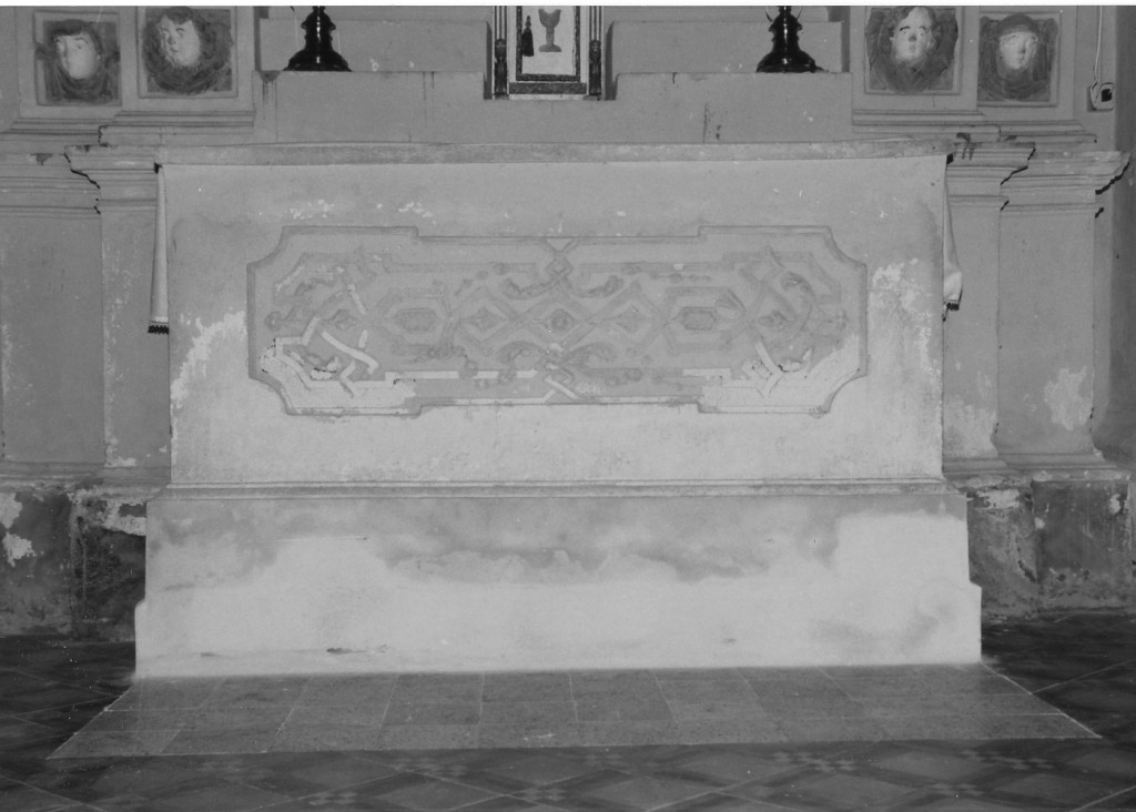 altare - ambito abruzzese (prima metà sec. XVII)