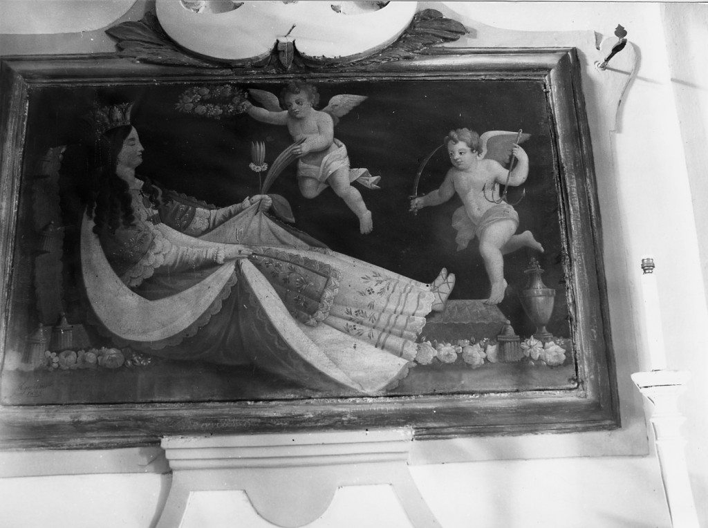 Santa Filomena (dipinto) di Marchiani Enrico (attribuito) (sec. XIX)