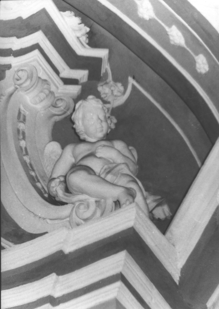 angioletto (scultura, coppia) di Capitani S (bottega) (sec. XVIII)