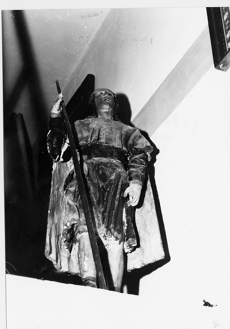 San Rocco (statua, opera isolata) - bottega Italia centrale (sec. XVIII)