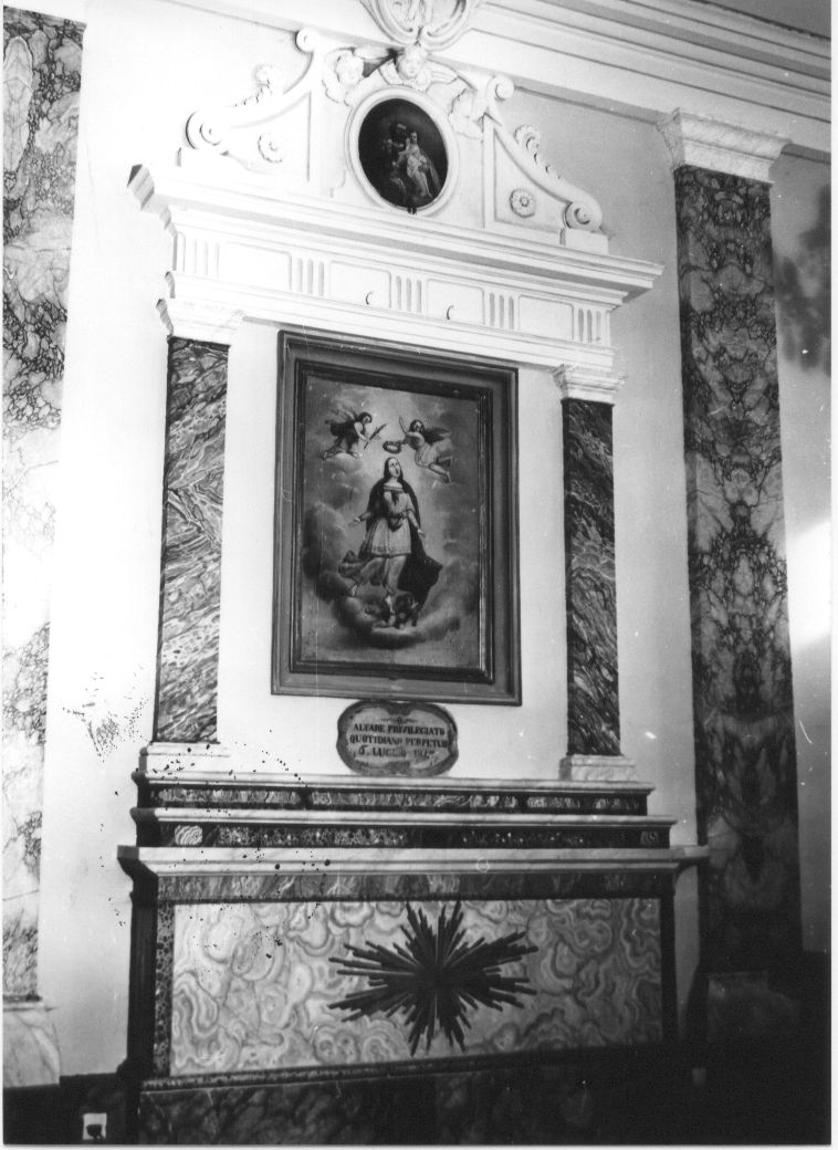 altare, opera isolata - bottega Italia centrale (sec. XIX)