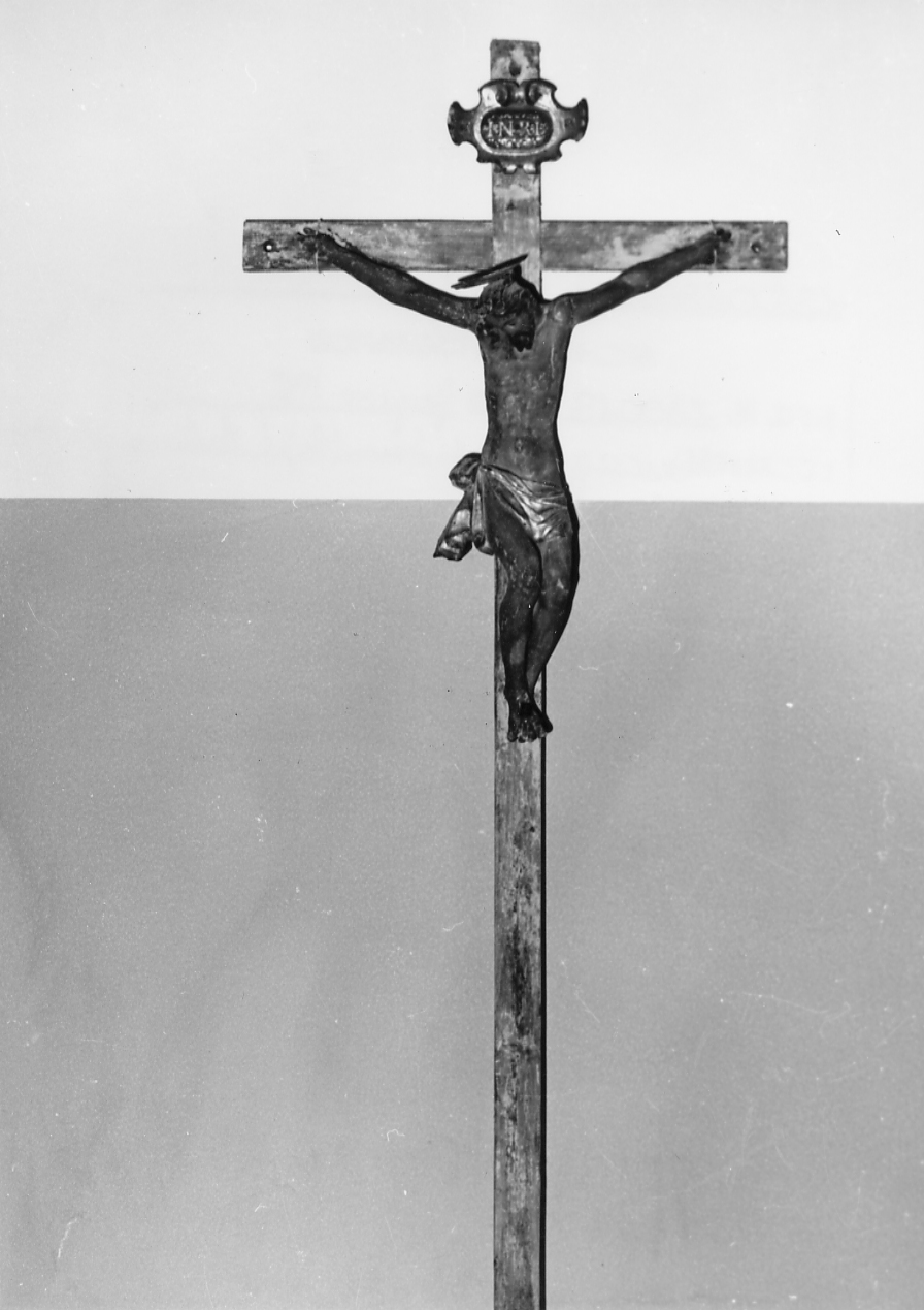 Cristo crocifisso (scultura, opera isolata) - bottega Italia centrale (sec. XIX)