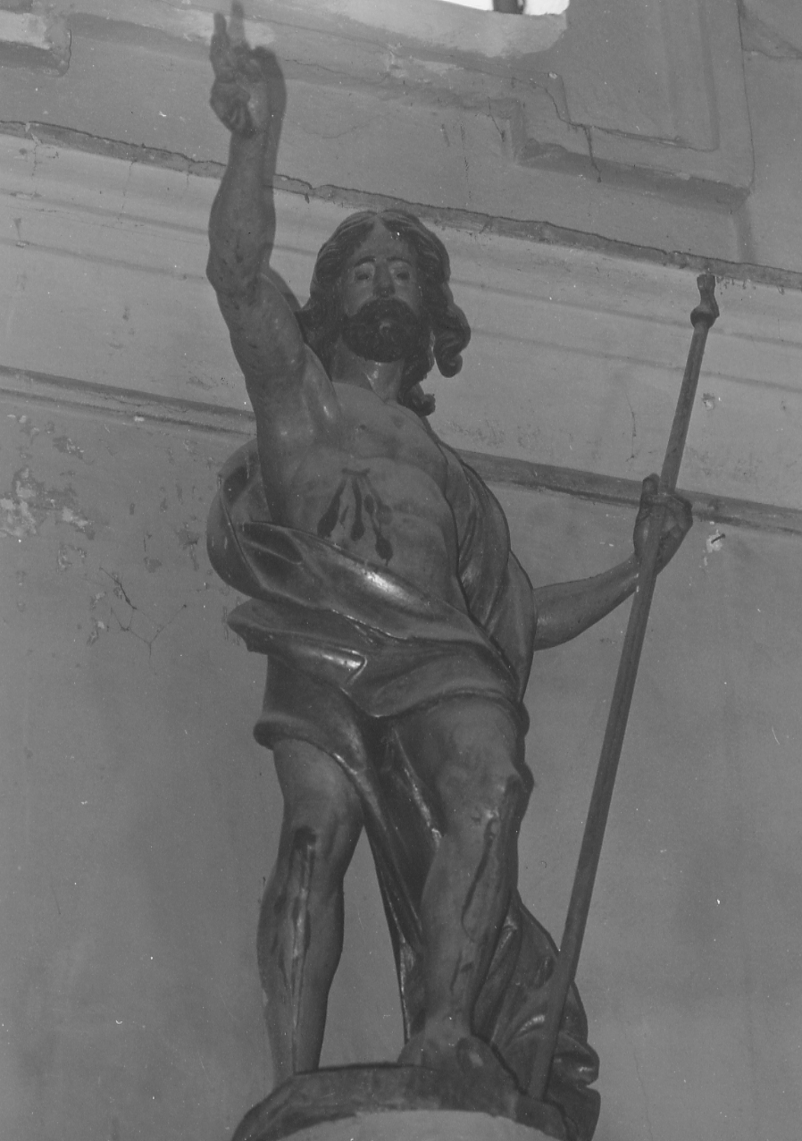 Cristo redentore benedicente, Cristo redentore benedicente (statua, opera isolata) - bottega Italia centrale (secc. XVII/ XVIII)