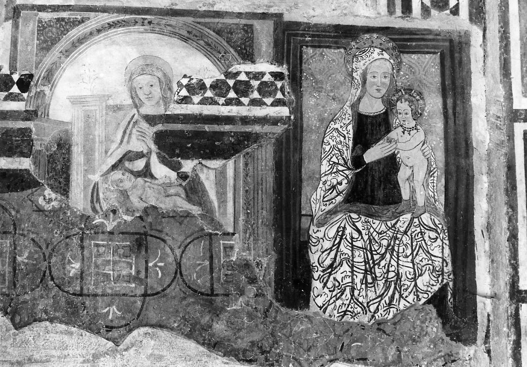 Madonna con Bambino, Madonna con Bambino (dipinto, opera isolata) di Sebastiano di Cola da Cosentino (attribuito) (sec. XVI)