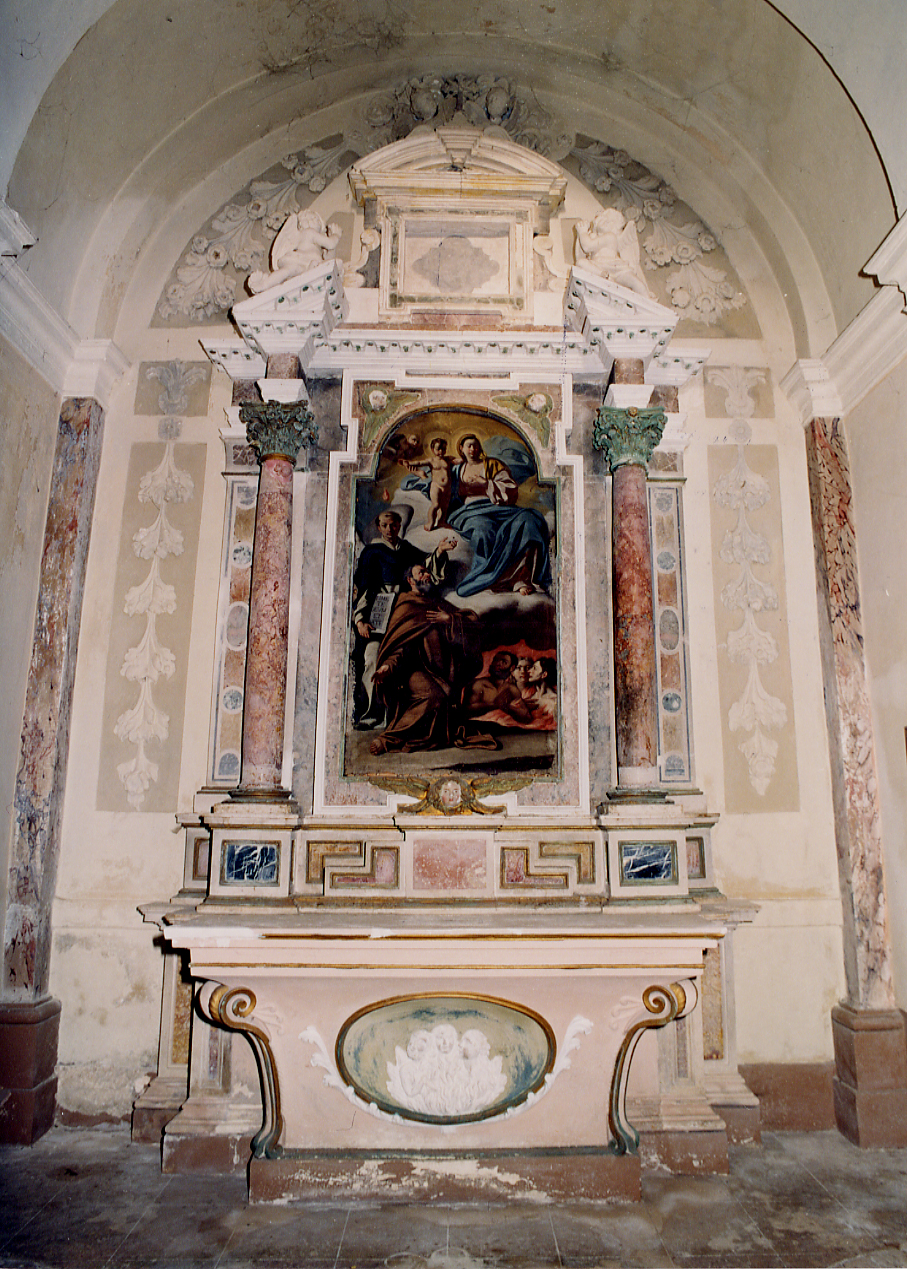 altare, opera isolata - bottega Italia centrale (fine/inizio secc. XVII/ XVIII)