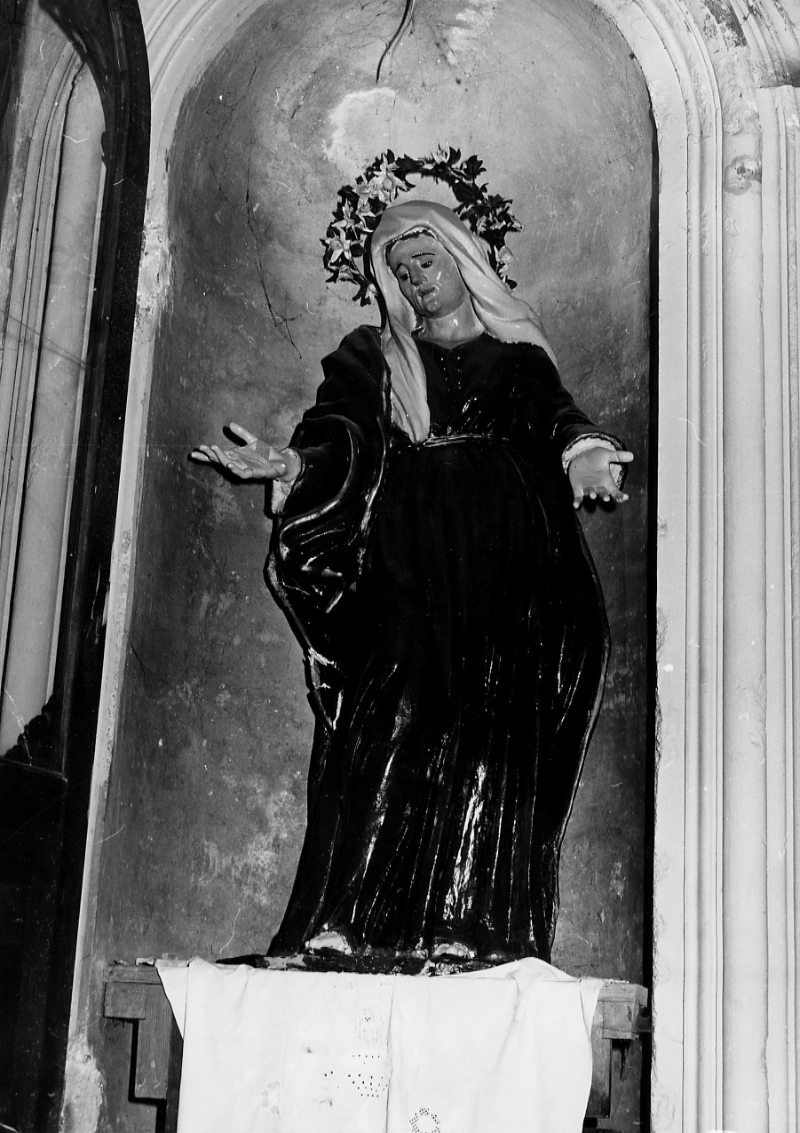 Madonna Addolorata, Madonna Addolorata (statua, opera isolata) - bottega Italia centrale (sec. XIX)