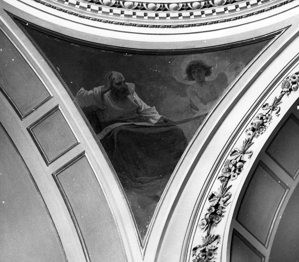 San Matteo Evangelista, San Matteo Evangelista (dipinto, elemento d'insieme) di Patini Teofilo (attribuito) (sec. XIX)