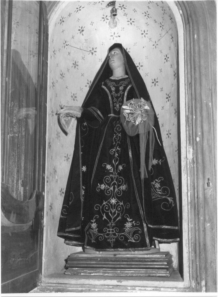 Madonna Addolorata, Madonna Addolorata (statua, opera isolata) - bottega Italia centrale (sec. XX)