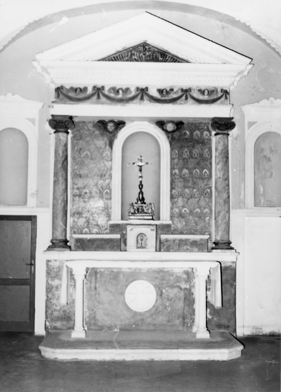 altare maggiore, opera isolata - bottega Italia centrale (sec. XVII)