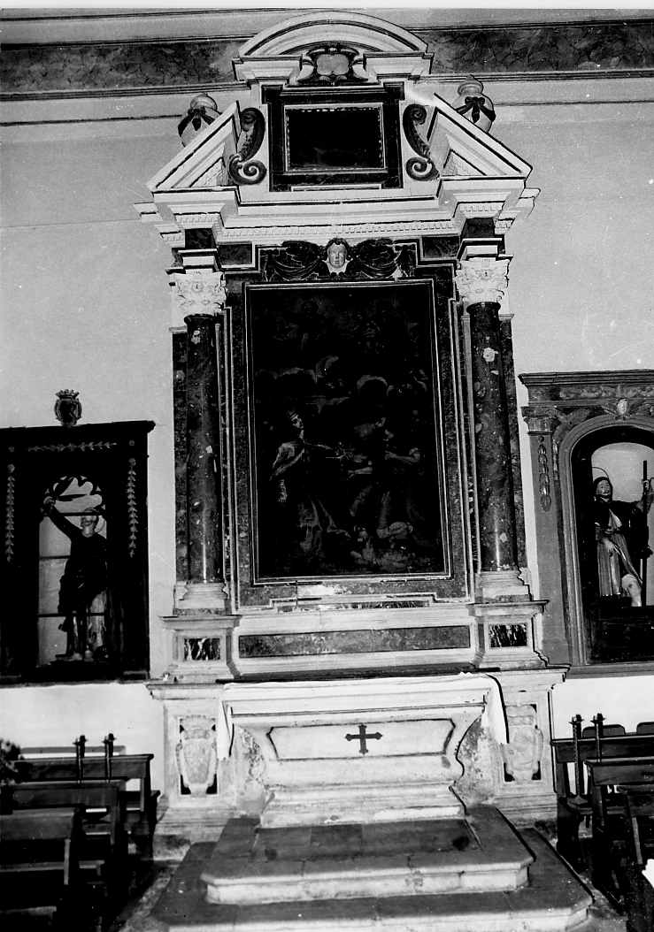 mostra d'altare - ambito Italia centrale (sec. XVII)