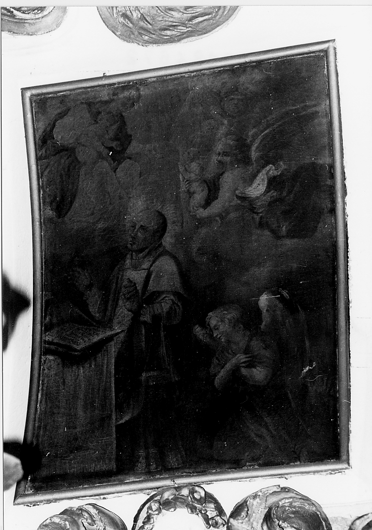 sacerdote celebrante (dipinto) - ambito Italia centrale (sec. XVIII)