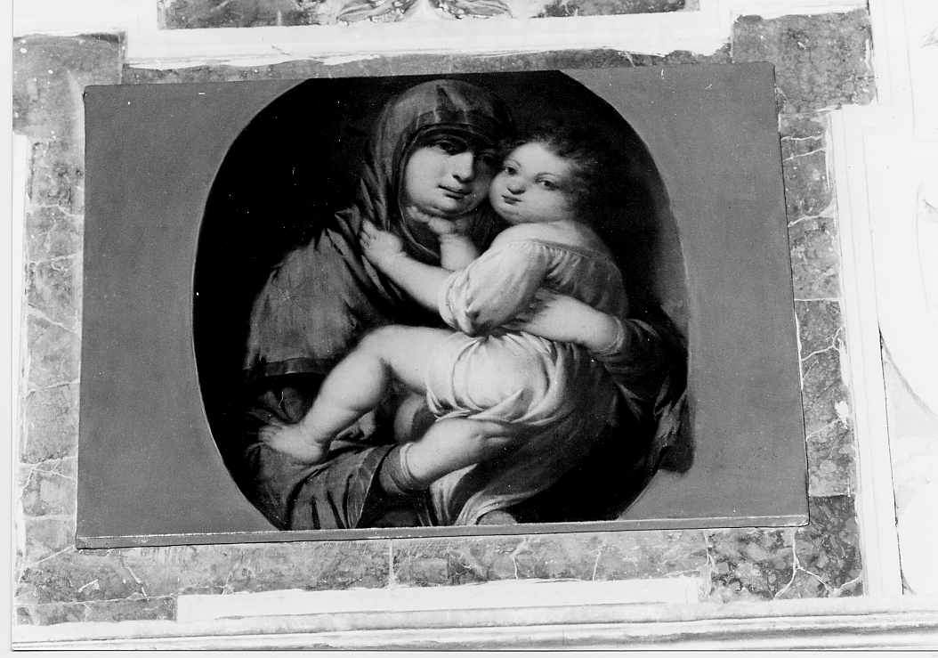 Madonna con Bambino (dipinto) - ambito Italia centrale (sec. XVII)