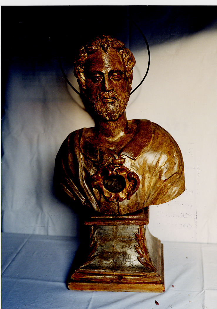 reliquiario - a busto - ambito Italia centrale (sec. XVIII)