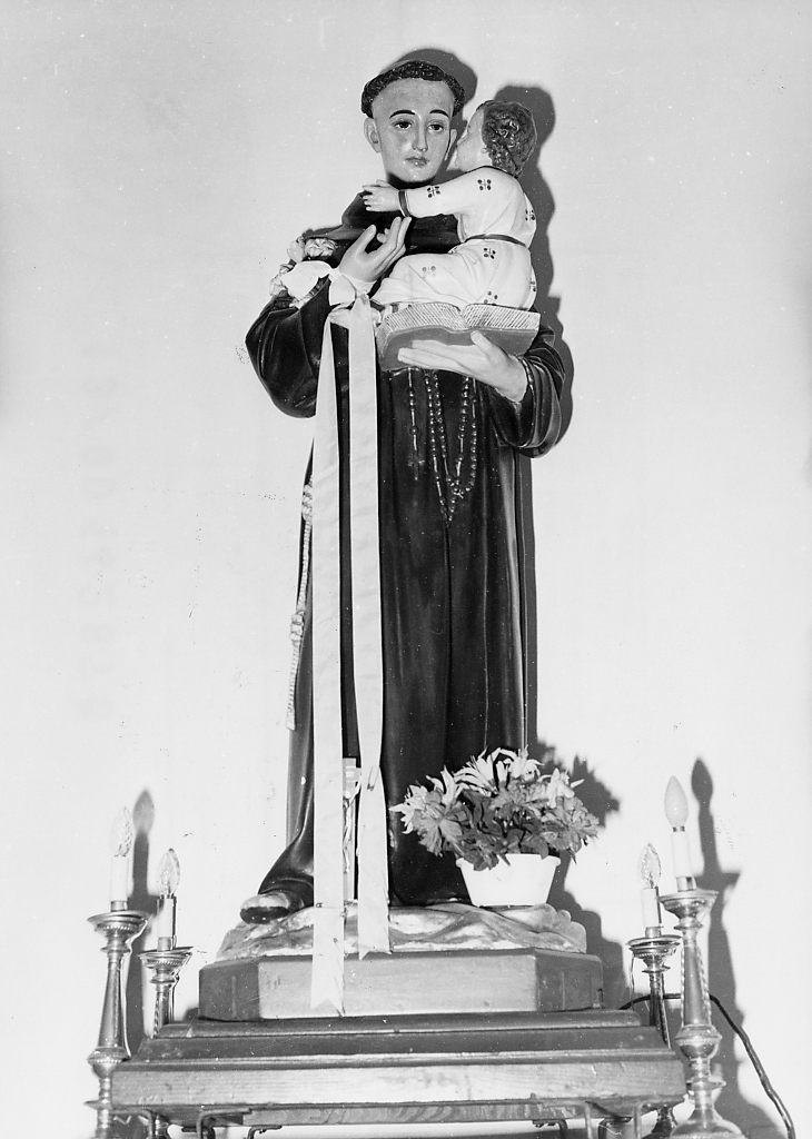 SANT'ANTONIO DA PADOVA (statua) - ambito Italia centrale (prima metà sec. XX)