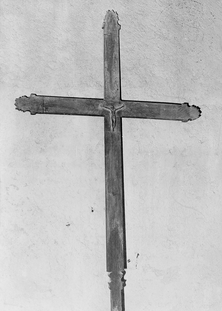 croce processionale - ambito Italia centrale (prima metà sec. XX)